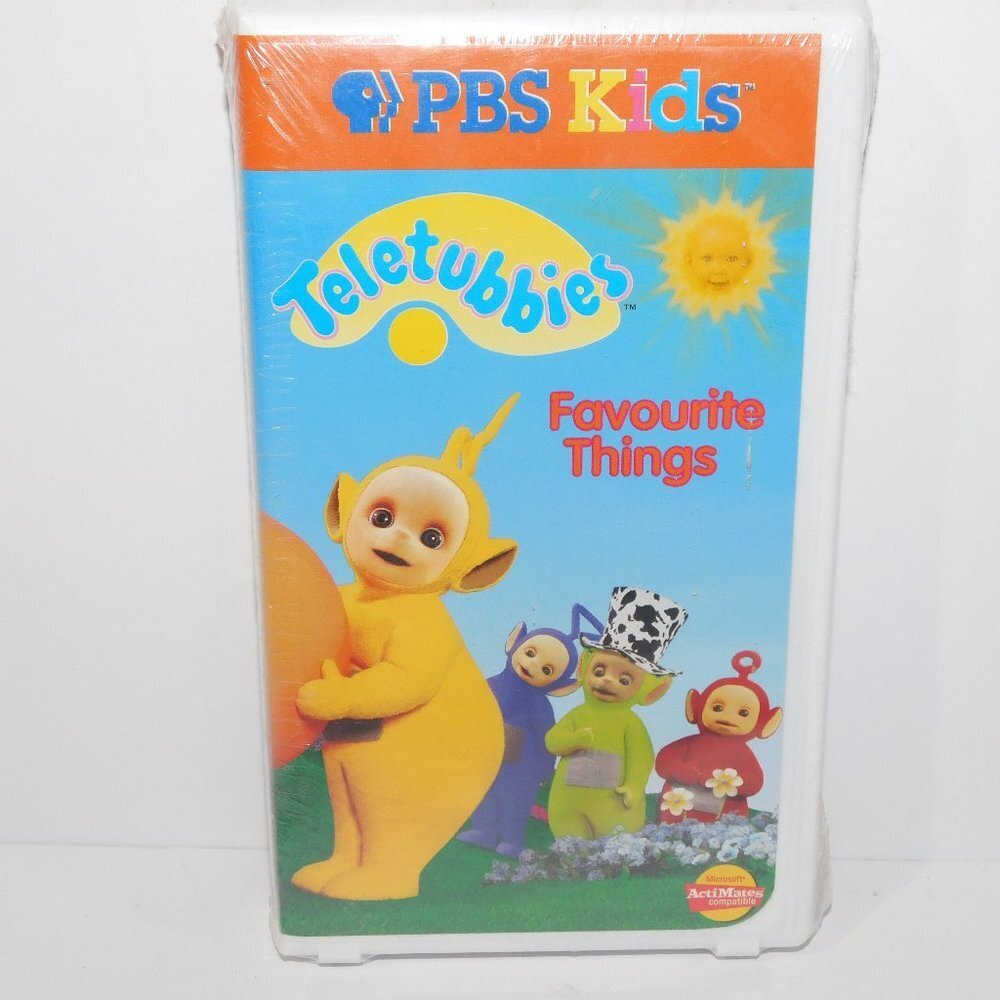 VTG 1999 TELETUBIES Favorite Things VHS Tape PBS Kids Ragdoll Productions  NEW
